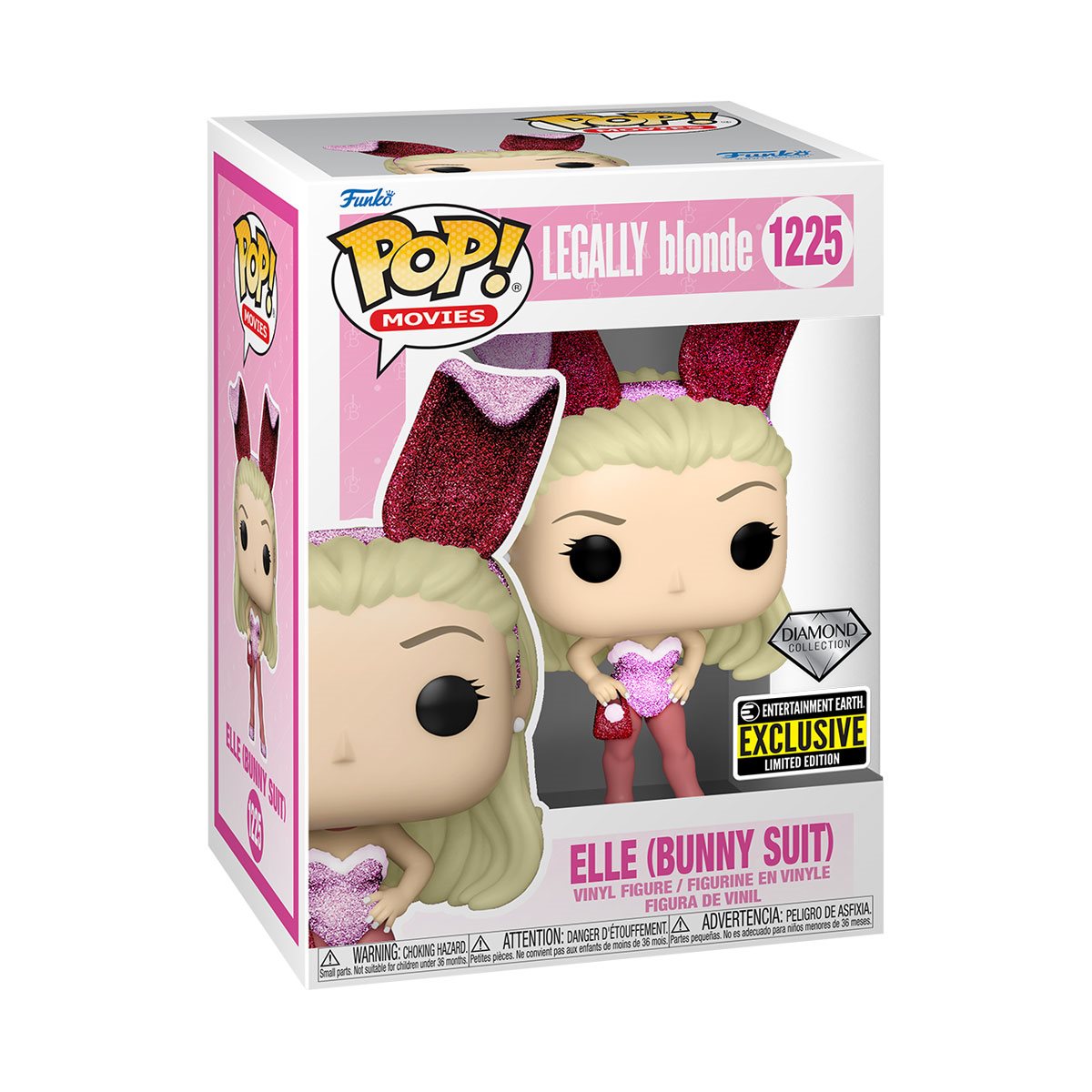 Funko Pop! Legally Blonde - Elle Woods Bunny Diamond Glitter (EE Exclusive)