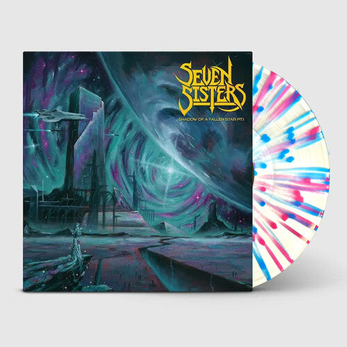 Seven Sisters - Shadow Of A Falling Star: Part 1 - Blue & Pink Splatter on Clear Vinyl