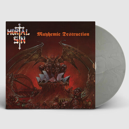 Mortal Sin - Mayhemic Destruction - Silver Vinyl