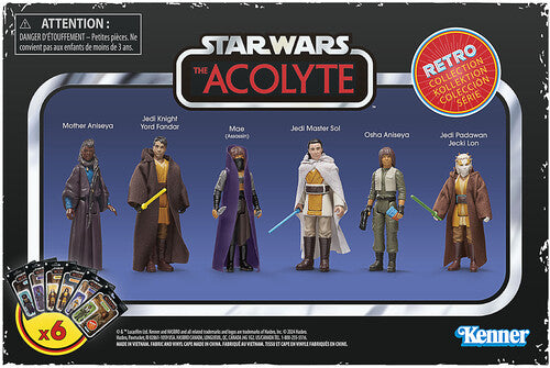 Star Wars: The Acolyte - Retro Collection - 3.75 Inch Action Figure 6-Pack