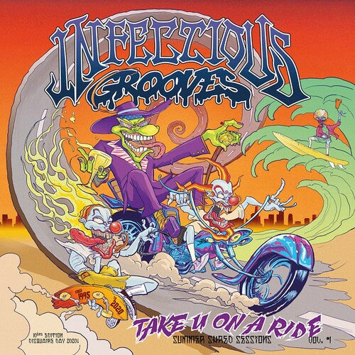 Infectious Grooves - Take U on a Ride (EP) - Green/Purple Splatter.