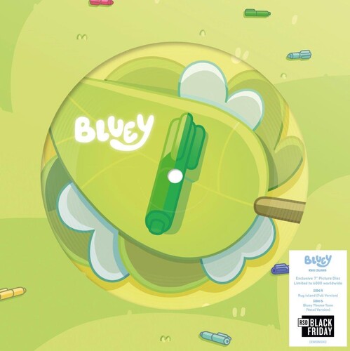 Bluey - Rug Island / Bluey Theme Tune - Limited Picture Disc 7-Inch