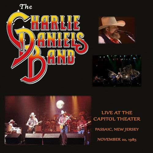 Charlie Daniels Band - Live at the Capitol Theater - November 22, 1985 - marbled black and red