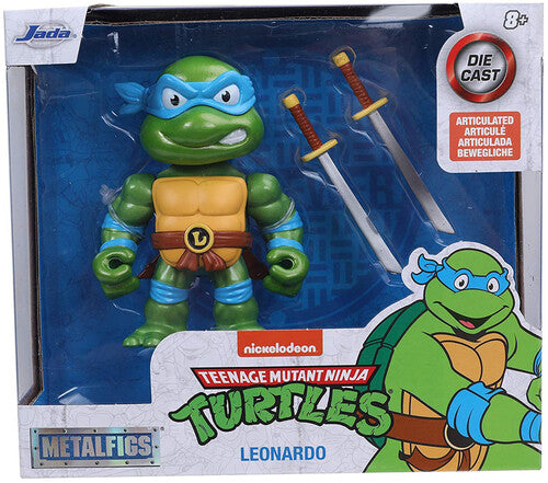 Teenage Mutant Ninja Turtles - Metlafigs - 4" Leonardo Figure & Accessories (TMNT)