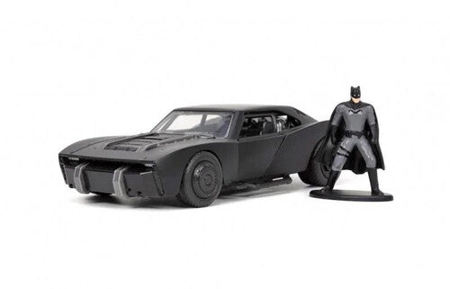 DC The Batman - Hollywood Rides - 1:32 2022 Batmobile Die-Cast Car & Batman Figure