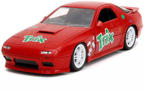 General Mills Trix - Hollywood Rides - 1:24 '85 Mazda RX-7 Die-Cast Car with Trix Deco