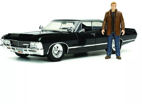 Supernatural - Hollywood Rides - 1:24 Chevy Impala Die-Cast Car & Dean Figure