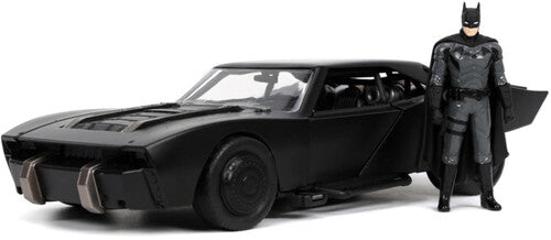DC The Batman - Hollywood Rides - 1:24 2022 Batmobile Die-Cast Car & Batman Figure