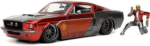 Marvel Guardians of the Galaxy - 1:24 1967 Mustang Shelby GT-500 Die-Cast Car & Star Lord Figure