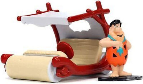 The Flintstones - 1:32 Flintmobile & Fred Nano Figure