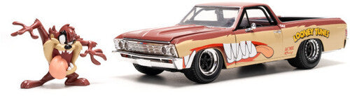 Looney Tunes - Chevy El Camino Die-Cast Car & Tasmanian Devil Figure