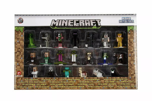 Minecraft - Nano MetalFigs - 1.65" Diecast Figure 20-Pack Wave 1
