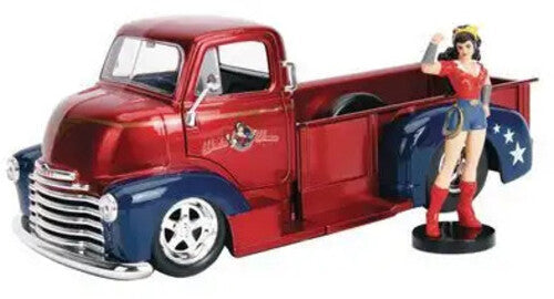 DC Comics Bombshells - 1:24 1952 Chevy COE Pickup Die-Cast Car & Wonder Woman Figure