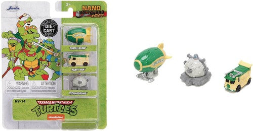Teenage Mutant Ninja Turtles - Nano Hollywood Rides - Diecast Vehicle 3-Pack (TMNT)