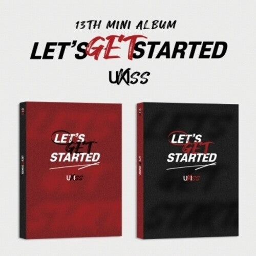 Ukiss - Let's Get Started - Random Card - incl. 84pg Photobook, 2 Photocards, Postcard, Polaroid + Folded poster