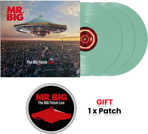 Mr Big - The BIG Finish Live - Mint 3LP + Gift "Embroidery Patch"