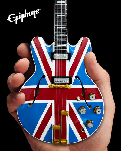 Epiphone "Union Jack Sheraton" Casino 10 Inch Miniature Guitar Replica