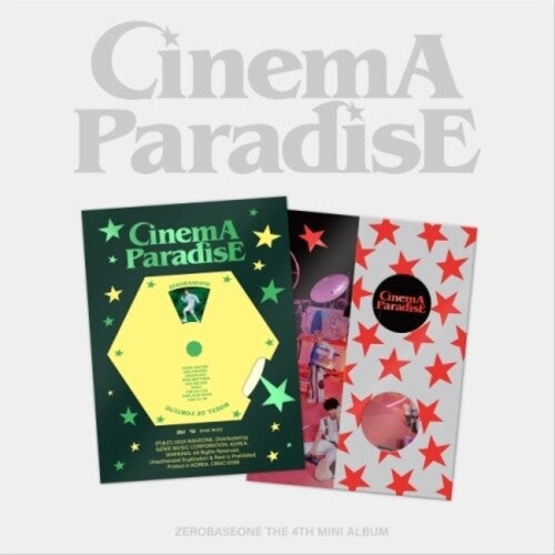 Zerobaseone - Cinema Paradise - Random Cover - incl. 96pg Photobook, Photocard, Film Photo Slide, Film Slide Cover, Envelope, Film Mount, Behind Photo Sticker + 20pg Production Note