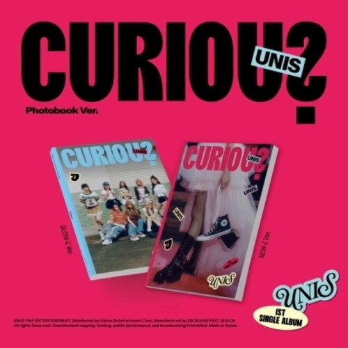 Unis - Curious - Photobook Version - incl. 84pg Photobook, Envelope, Sticker Set, Photocard, Special Photocard + Folded Poster