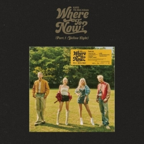 Kard - Where To Now? - Part.1 : Yellow Light - incl. Postcard, Mini-Photo Book, Photo Book, Lyrics Poster, Folded Poster, Hologram Sticker, Brand Card, 2 Photocards, Photomaton + 2 Stickers