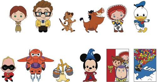 Disney Anniversary 3D Foam Bag Clip - Series 57