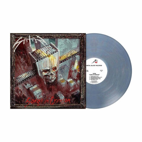 Satan - Songs In Crimson - Transparent Pigeon Blue Colored Vinyl