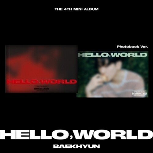 Baekhyun - Hello, World - Photobook Version - incl. 80pg Photobook, Postcard, Hidden Message Card, 2 Photocards, Sticker, Profile Card, Lyrics Folded Poster + Folded Poster