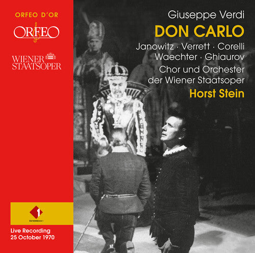Verdi/ Ghiaurov/ Orchester Der Wiener Staatsoper - Verdi: Don Carlo - Live Recording from 1970