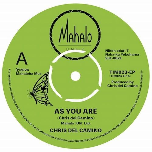Chris Camino - As You Are / Butterfly Monarch