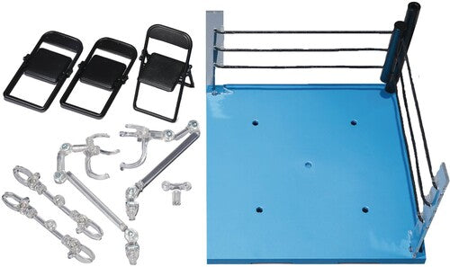 Tamashii Nations - Tamashii Stage - S.H.Figuarts - Act Ring Corner (Neutral) & Folding Chair Set