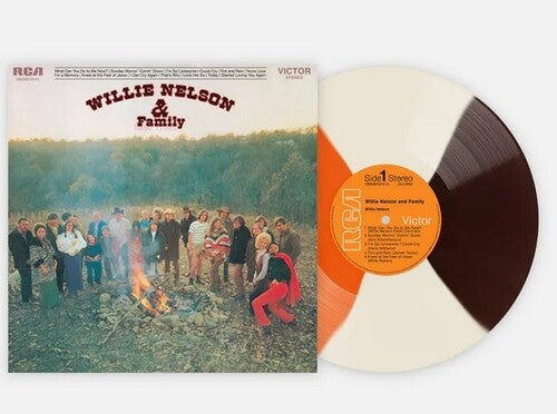 Willie Nelson - Willie Nelson & Family - 180-Gram 'Campfire Quad' Colored Vinyl