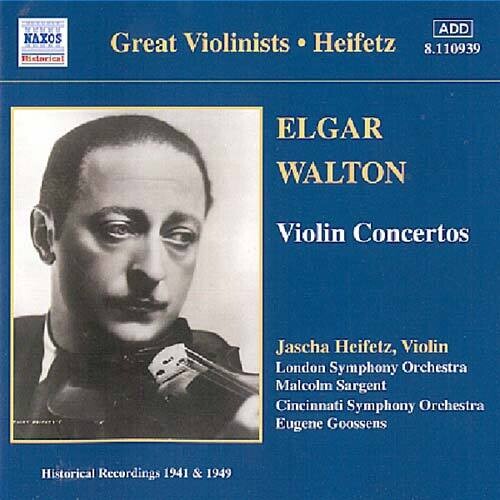 Jascha Heifetz - Plays Elgar/Walton