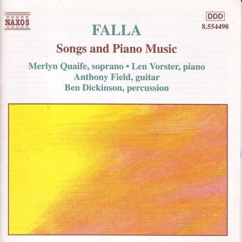 M. Falla De - Songs & Piano Music