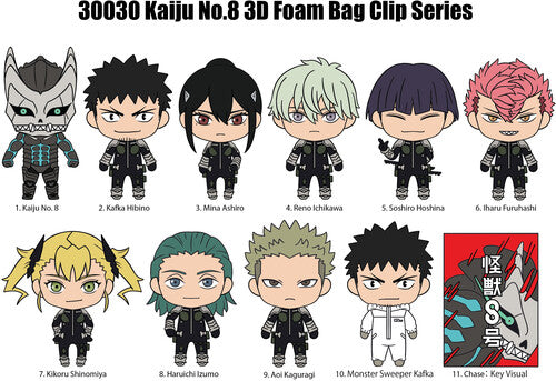 Kaiju No. 8 3d Foam Bag Clip (1 random)