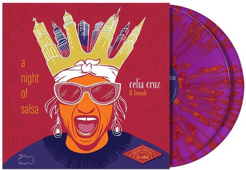 Celia Cruz & Friends - A Night Of Salsa   (25th Anniversary Edition) [Magenta Splatter LP]