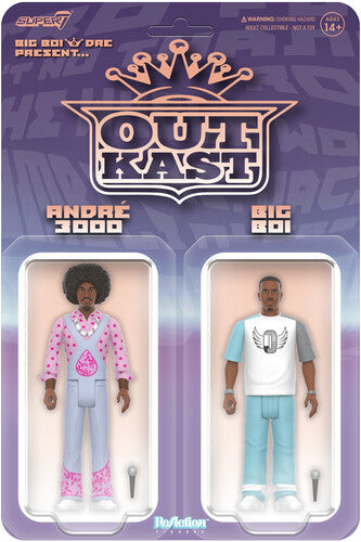 Super7 - OutKast - ReAction Figures Wv3 - OutKast (Big Boi & Dre Present)