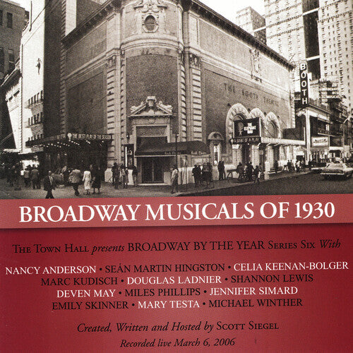 Broadway Musicals of 1930/ O.B.C. - Broadway Musicals Of 1930 (With Emily Skinner/Celia Keenan/Bolger/Marc Kudisch)