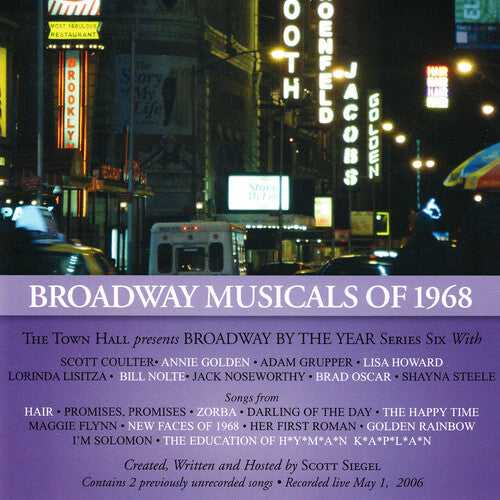 Broadway Musicals of 1968/ O.B.C. - Broadway Musicals Of 1968 (With Brad Oscar/Annie Golden)