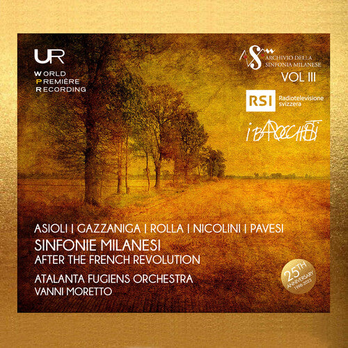Asioli/ Gazzaniga/ Atalanta Fugiens Orchestra - Sinfonie Milanesi After the French Revolution