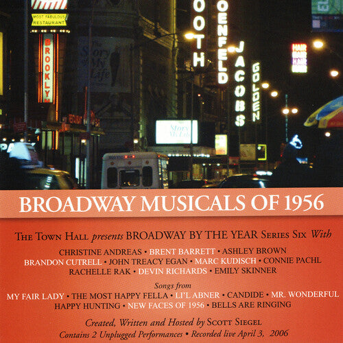 Broadway Musicals of 1956/ O.B.C. - Broadway Musicals Of 1956 (With Emily Skinner/Brent Barrett/Christine Andreas)