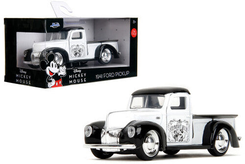 Disney - Hollywood Rides - 1:32 1941 Ford Pickup Die-Cast Truck with Steamboat Willie Deco