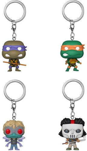 Funko Mystery Pocket POP! Keychain: Teenage Mutant Ninja Turtles (One Random Mystery Keychain Per Purchase)) (TMNT)