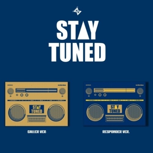 Sevenus - Stay Tuned - Random Cover - incl. 54pg Photobook, 2 Photocards, Letter Paper, Sticker, Printed Photo, Picture Diary, Folded Poster + QR Card