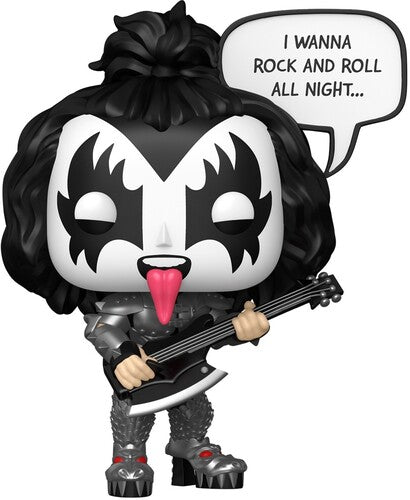 Funko Pop! Sayings: KISS - The Demon, Rock & Roll All Night