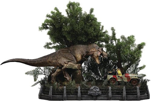 Jurassic Park - Demi Art Scale 1/20 - T-Rex Chase Statue