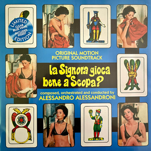 Alessandro Alessandroni - La Signora Gioca Bene A Scopa - Limited 140-Gram Transparent Blue Colored Vinyl