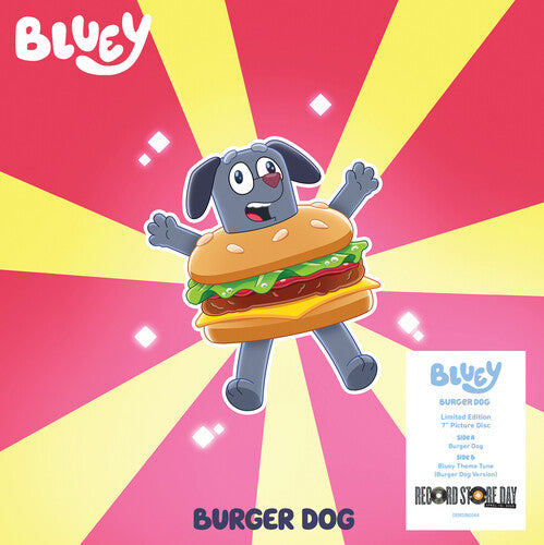Bluey - Burger Dog / Bluey Theme Tune (Burger Dog Version) - Limited Picture Disc 7-Inch Vinyl