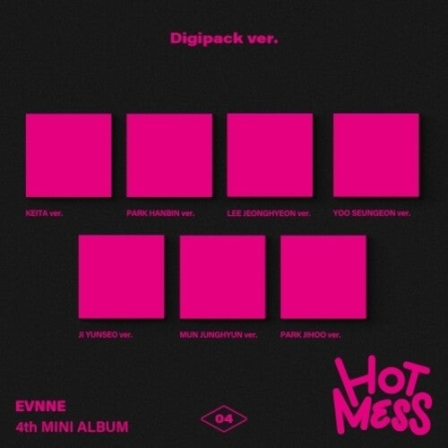 Evnne - Hot Mess - Digipack Random Cover Version - incl. Photobook + Photocard