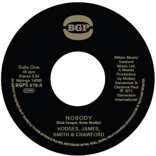 Hodges James Smith & Crawford/ Hodges James Smith - Nobody / It Cracks Me Up
