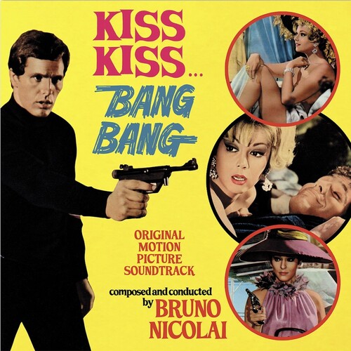 Bruno Nicolai - Kiss Kiss Bang Bang (Original Soundtrack) - Limited Clear Yellow Colored Vinyl